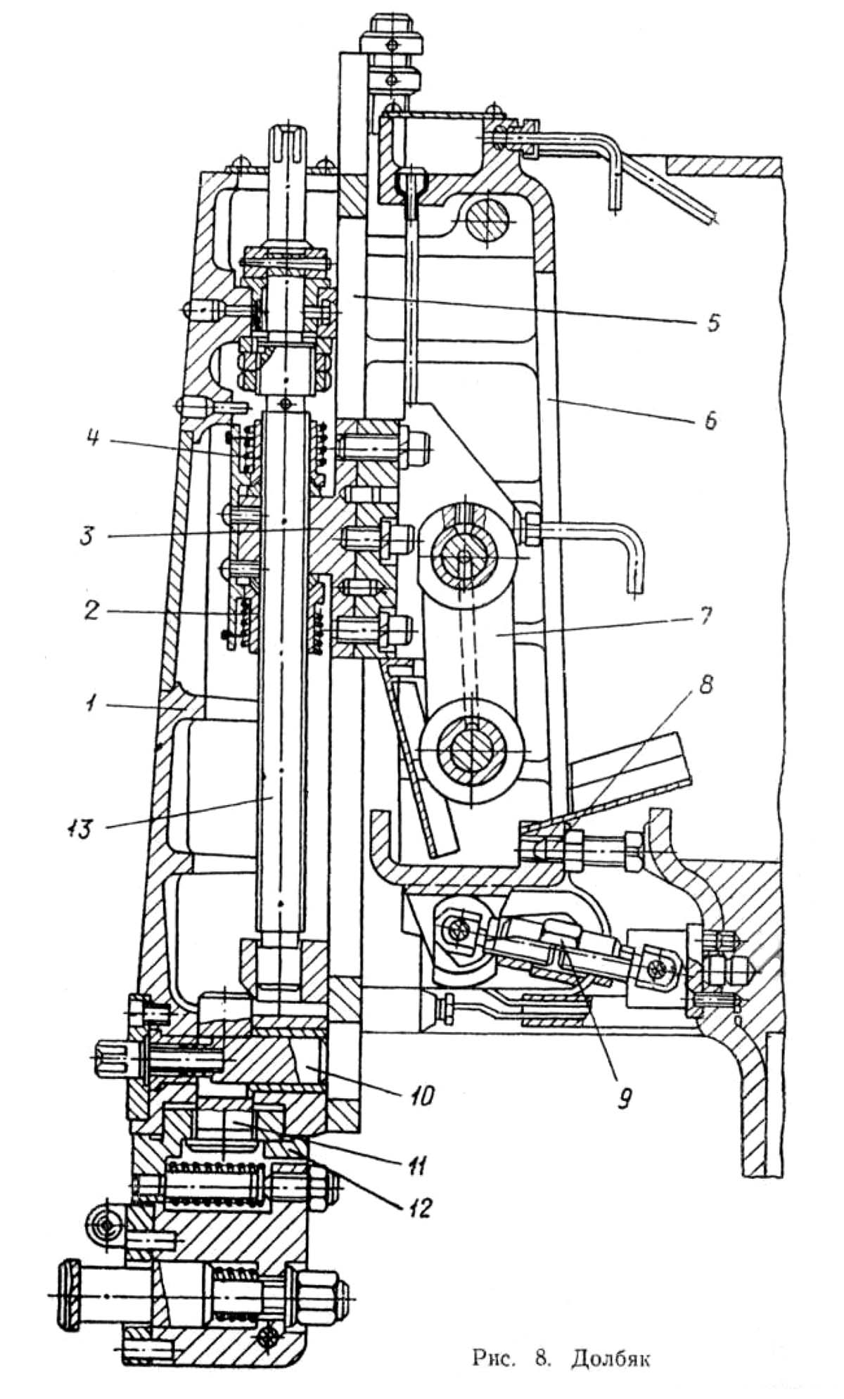 Долбяк долбежного верстата 7А412